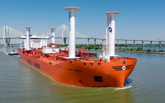 Odfjell Completing First Near Carbon-Neutral Voyage Using Sails and Biofuel